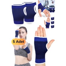 Munico 5 Çift Spor Bandı Statik El Bilek Ateli Elastik Destek Bandajı Sporcu Bilekliği Halter Fitness