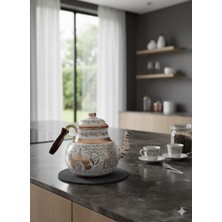 UltraMint Orta Bakır Demlik, Şık ve Dayanıklı Çay Demleme Şekli