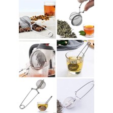 Munico Çay Demlik Paslanmaz Çelik Küre Örgü Çay Süzgeci Kahve Otu Kolu Çay Topu Maç Çay Poşetleri