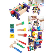 Munico Mobilya Vidali Montaj Mobilya Zihin Oyuncağı Şık Eğlenceli Geliştirici Inşaat A  ile Pratik Kullanım