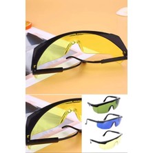 Munico Korumalı Laboratuvar Gözlüğü Şeffaf Sarı Camlı Belgeli Sağlık Laboratuvar Inşaat Deney Gözlüğü Işci