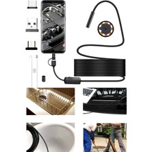 Munico Yılan Kamera 20 Metre Profesyonel Logar Endoskop Kıvrılabilir Ayarlanabilir 3 Başlıklı Ledli Kamera