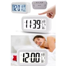 Munico Dijital Akıllı Çalar Saat Elektronik Masa Saati Yatak Odası Çalışma Odası Için Şık Standlı