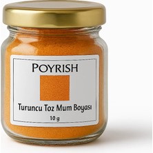 Poyrish Toz Mum Boyası Turuncu 8 gr