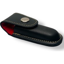Çarşıbaşı41 Deri Çakı Kılıfı Bıçak Kılıfı No:1 Siyah (Kapalı Hali 8cm - 9cm Arası Çakılar Içindir)