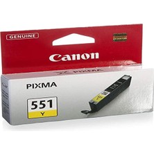 Canon CLI-551 Y Orijinal Sarı Mürekkep Kartuşu 6511B001