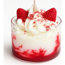 Poyrish Çilek Krema Mum Yapım Seti