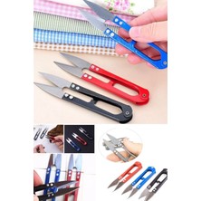 Munico Giysi Tekstil Balıkçı Makası Keskin Pratik Makas Çelik Çapraz Makas Mini Zanaat Makası Parmak Makası