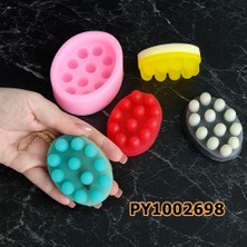 Poyrish PK1002698 - Silikon Kalıp Sabun Kalıbı Oval Sabun Kalıbı