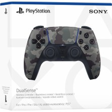 Sony Playstation 5 Dualsense Wireless Controller Oyun Kolu - Ds Gray Camouflage V2 (Bilkom - Resmi D