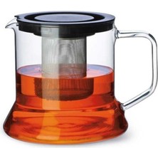 UltraMint 1.8 L Isıya Dayanıklı Süzgeçli Cam Demlik, Şık ve Kullanışlı Tasarım