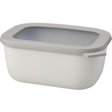 Mepal - Multi Bowl Cirqula Rectangular - Kapaklı Saklama Kabı - Buzdolabı Için Hava Geçirmez Saklama