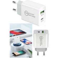 Munico 20W Qc 3.0 Hızlı Telefon Iphone ve Android Tüm Telefonlara Uyumlu Şarj Aleti Güç Aparatı C Usbc P #3
