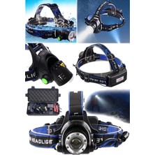 Munico Profesyonel Outdoor Kamp Gömü Madencilik Zoomlu Ön & Arka Kafa Lambası Universal Ayarlanabilir Flash