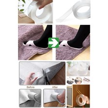 Munico Iz Engelleyici Yapmaz Nano Paspas Çift Tutma Sabit Taraflı Bant Halı Halı Kayma Hi  Için Ideal Seçim