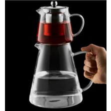 UltraMint Şık ve Geniş 1550 ml Tombul Çaydanlık, Kullanışlı ve Dayanıklı Tasarım