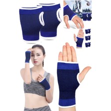 Munico Unisex 1 Çift Avuç Içi El Desteği Elastik Spor Eldiveni Fitness Voleybol Bilek Bandajı