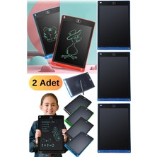 Munico 2 Adet Çocuklar Için Deneme Yazı Resim Çiz Sil Büyük Boy Yazı Tableti Kalemli Akıllı Defter Pano