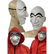Munico La Casa De Papel Hayranları Için Özel Eğlenceli Kostüm Partisi Koreli Hırsız Teatral Hahoe Maskesi