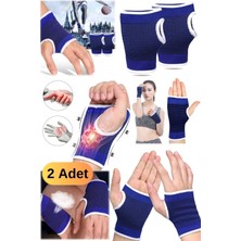 Munico 2 Çift Spor Bandı Statik El Bilek Ateli Elastik Destek Bandajı Bandı Sporcu Bilekliği Halter Fitness