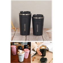 Munico Coffee Yazılı Şık Paslanmaz Çelik Özellikli Evde Yap Dışarda Iç Termos Kahvelik Çay Seyehat Ofis Ev