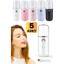 Munico 5 Adet Taşınabilir Tuşlu Kolonya Dezenfektan Hava Nemlendirici Mini Araba Ofis Serin Buhar Makinesi