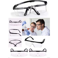 Munico Iş Göz Koruyucu Darbe Dirençli Polikarbonal Iş Güvenlik Gözlüğü Toz Sıvı Geçirtmez Sertifikalı Deney