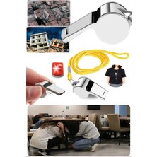 Munico Acil Durum Deprem Düdüğü Yüksek Sesli Metal Ipli Kırılmaz Enkaz Altı Için 112