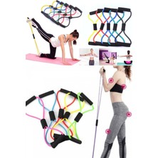 Munico Bacak Pilates Fitness Sırt Direnç Omuz Body Ofiste Lastiği Egzersiz Pro Evde Kol F  Için Ideal Seçim