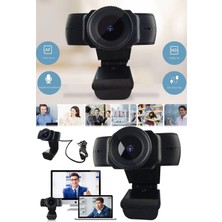 Munico 1080P Web Cam Masaüstü Bilgisayar Video Arama Kamerası Mikrafonlu Evde Çalışan Öğrenci Kolay Pratik