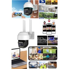 Munico Gece Görüş Lensli Ledli Akıllı Restorant Işyeri Ev Güvenlik Sistemi Kamera Akıllı Algılama Kameralı