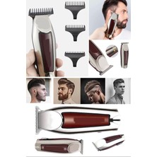 Munico Şarjlı 3 Taraklı Kaliteli Berberler Için Güçlü Kaliteli Profesyonel Kuaför Tıraş Makinesi Saç Sakal