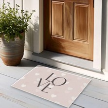 Harikabirev|kapı Önü Paspas Kapı Içi Paspas Kaymaz Taban Ince Paspas (Love) | Kpps