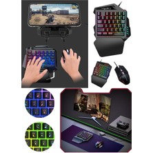 Munico Hem Mobil Hem De Konsolda Oyun Keyfini Yaşayın Oyun Klavyesi ve Fare Seti Bağlantı Ekipmanı Gamer