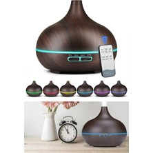 Munico Spa Hava Nemlendirici Ultrasonik Koyu Kahverengi Vazo Görünümlü Büyük Boy Hava Temizleyici Pro Seri