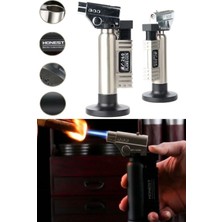 Munico Ayarlanabilir Ev Cafe Restorant Show Nargile Kömür Yakma  Çakmağı Pürmüz Paslanmaz Çelik Seviye