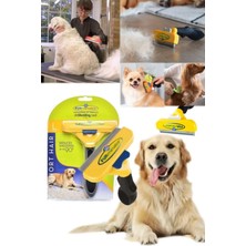 Munico Tarama Fırçası Temizlenebilir Çelik Tarak Tüy Toplayıcı Medium Uzun Tüylü Köpekler Için Kolay Köpek