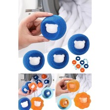 Munico 5 Adet Magic Ball Kit Saç Sökücü Evcil Hayvan Kıyafetleri Temizlik Tüyleri Çıkarır Kedi Köpek Tüyü