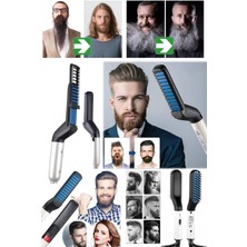 Munico Erkeklere Özel Sakal ve Saç Düzleştirici Tarak Elektronik Günlük Seyehata Uygun Sakal Düzleyici Prof