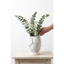 Pazarois Yaprak Figürlü Tasarım Vazo