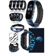 Munico Şık Için Pro Band Duran Silikon Kopmaz Mi Kamuflaj Uygun Bileklik Watchband 5/6 Ka  Kaliteli Malzeme
