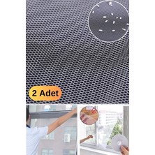 Munico 2 Adet 150 x 130 cm Sineklik Tül Cibinlik Pratik Pencere Sinekliği Perde Ev Oda Camı Standart