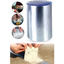 Munico Pencere Kenarı Hava Su Geçirmez Aliminyum Izolasyon Bandı Tesisatçı Inşaat ( 10 Metre x 5 cm ) Boyut