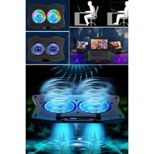 Munico Şık Pro Gamer & Yazılımcılar Için Leptop Tutucu Büyük Boy Fan Soğutucu Ultra Portatif Gamer Ekipmanı