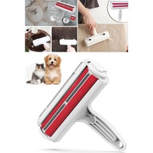 Munico Yatak Kedi Köpek Temizleyici Fırça Süpürge Hazneli Tüy Toz Kıl Toplayıcı Halı Kapaklı Koltuk Döşeme