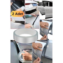 Munico 2 Adet Araç Kenar Koruma Şeridi Şeffaf Koruyucu Koruma Filmi Araba Kapı Kenarı Boya Anti Çizilme Pro