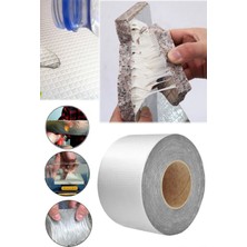 Munico Pencere Kenarı Hava Su Geçirmez Alüminyum Izolasyon Bandı Tesisatçı Inşaat 5 Metre x 5 cm Boyut