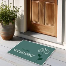 Harikabirev|kapı Önü Paspas Kapı Içi Paspas Kaymaz Taban Ince Paspas (Evimize Hoşgeldiniz)| Kpps