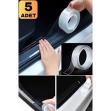 Munico 5 Adet Darbe Koruyucu Bant Kolay Takma Araba Bagaj Kapı Eşiği Tampon Çizik Önleyici Şeffaf Bant Oto