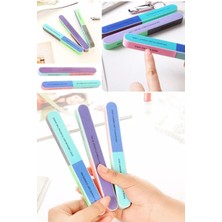 Munico Çift Taraflı Manikür Pedikür Tırnak Sanat Aracı Kabartma Jel Parlatma Zımpara Törpü Seti Akrilik Set